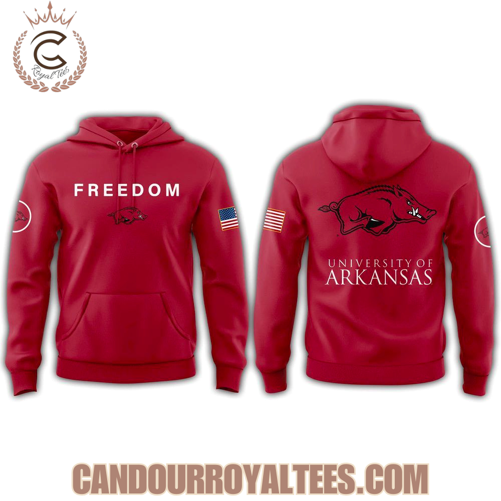 Arkansas Razorbacks Freedom Hoodie Arkansas Razorbacks Freedom Hoodie