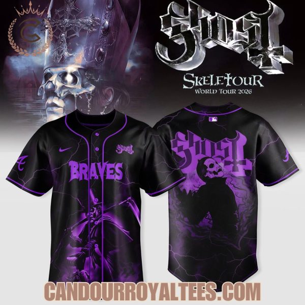 Atlanta Braves x Ghost Skeletour 2026 North America Jersey