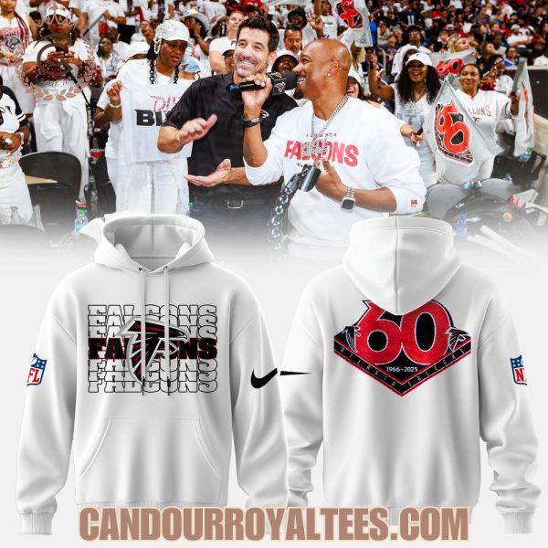 Atlanta Falcons’ 60th Season 1966-2025 Hoodie Atlanta Falcons’ 60th Season 1966-2025 Hoodie