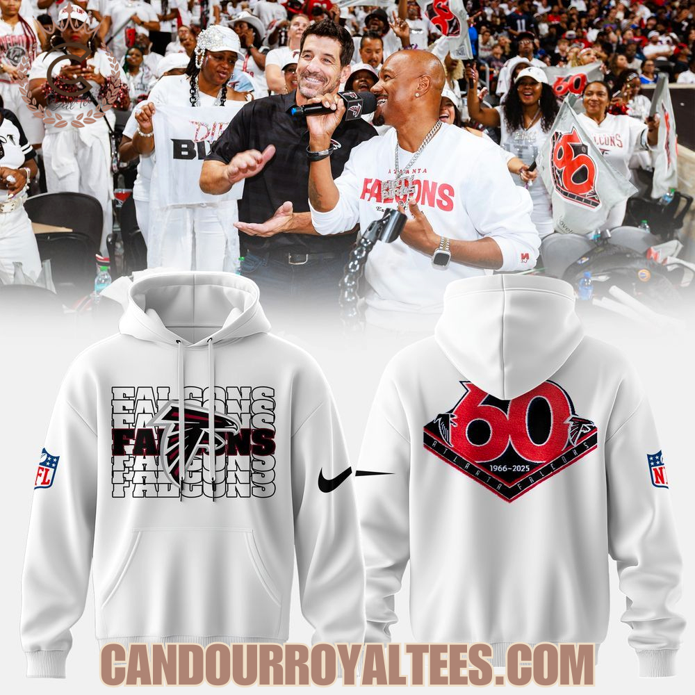 Atlanta Falcons' 60th Season 1966-2025 Hoodie Atlanta Falcons' 60th Season 1966-2025 Hoodie
