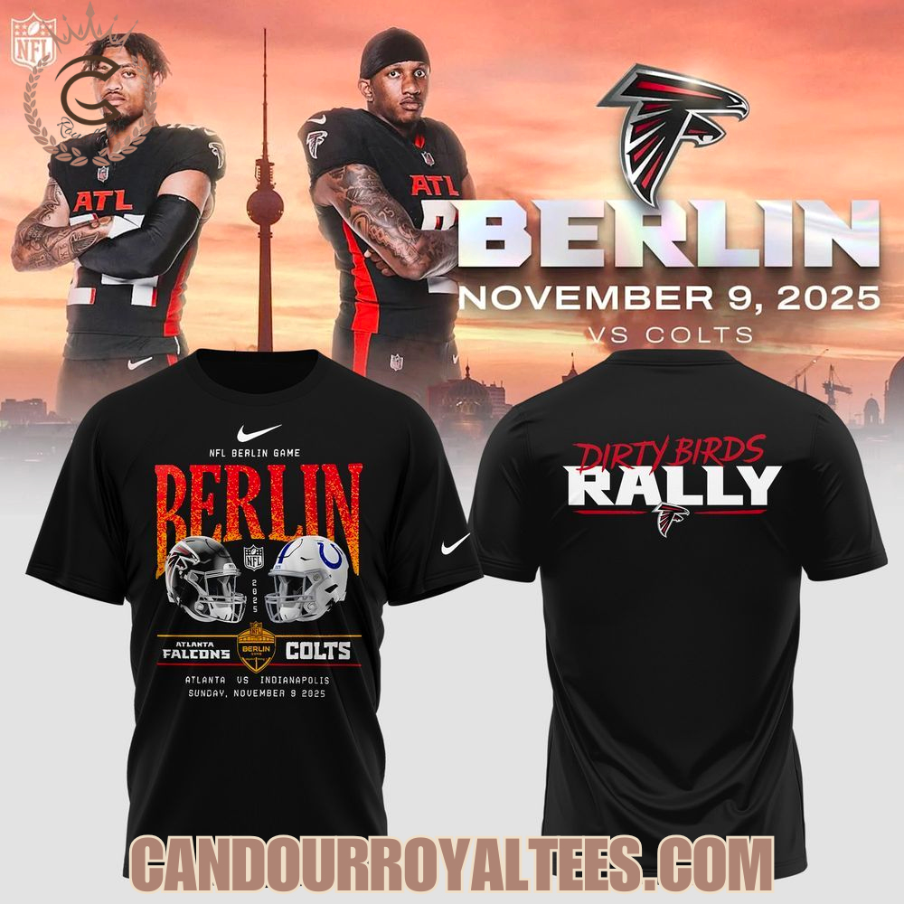 Atlanta Falcons Global Flight to Berlin 2025 Hoodie Atlanta Falcons Global Flight to Berlin 2025 Hoodie
