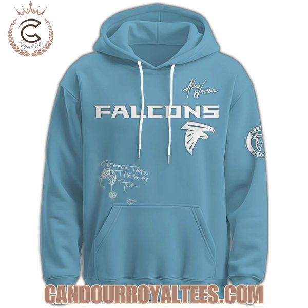 Atlanta Falcons x Alex Warren Cheaper Than Therapy Tour 2025 Hoodie