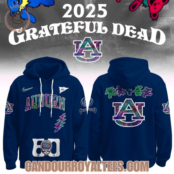 Auburn Tigers x Grateful Dead 60th 1965 2025 Hoodie Auburn Tigers x Grateful Dead 60th 1965 2025 Hoodie