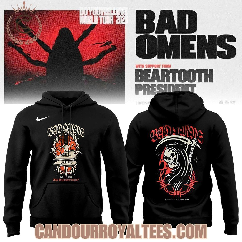 Bad Omens Style Graphic Tee – Dark Streetwear Vibes Hoodie Bad Omens Style Graphic Tee – Dark Streetwear Vibes Hoodie