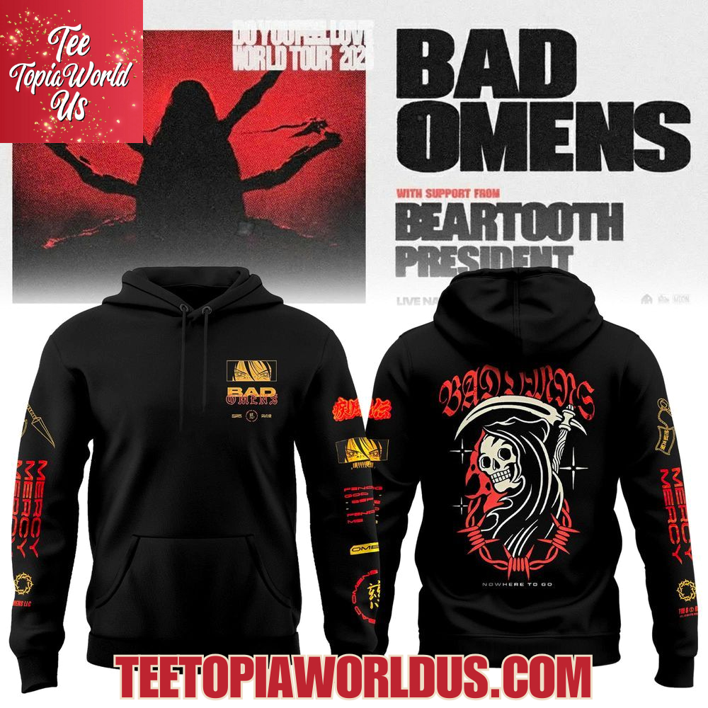Bad Omens Style Graphic Tee – Dark Streetwear Vibes Hoodie Bad Omens Style Graphic Tee – Dark Streetwear Vibes Hoodie