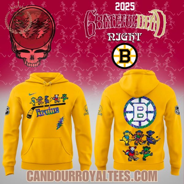 Boston Bruins Grateful Dead Night 2025 Hoodie Boston Bruins Grateful Dead Night 2025 Hoodie