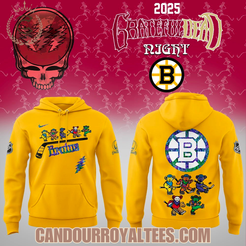 Boston Bruins Grateful Dead Night 2025 Hoodie Boston Bruins Grateful Dead Night 2025 Hoodie