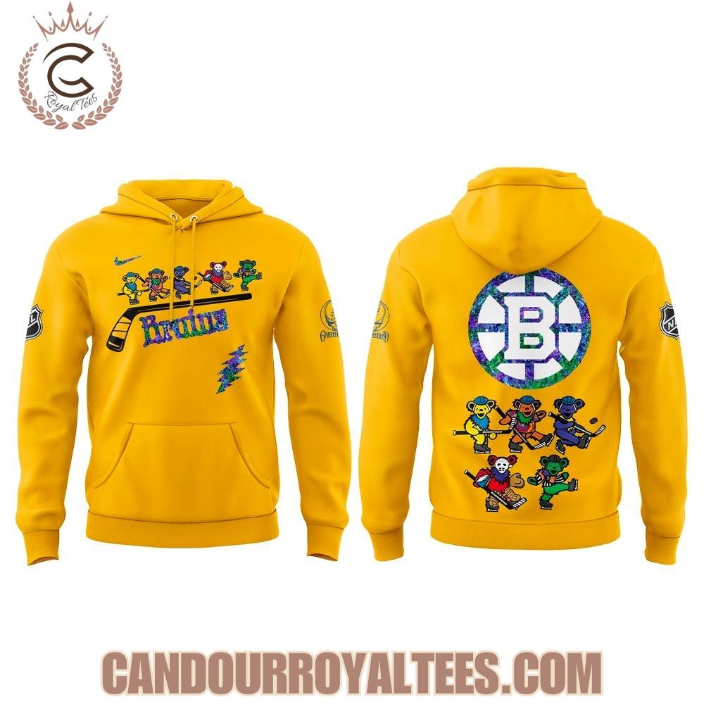 Boston Bruins Grateful Dead Night 2025 Hoodie Boston Bruins Grateful Dead Night 2025 Hoodie