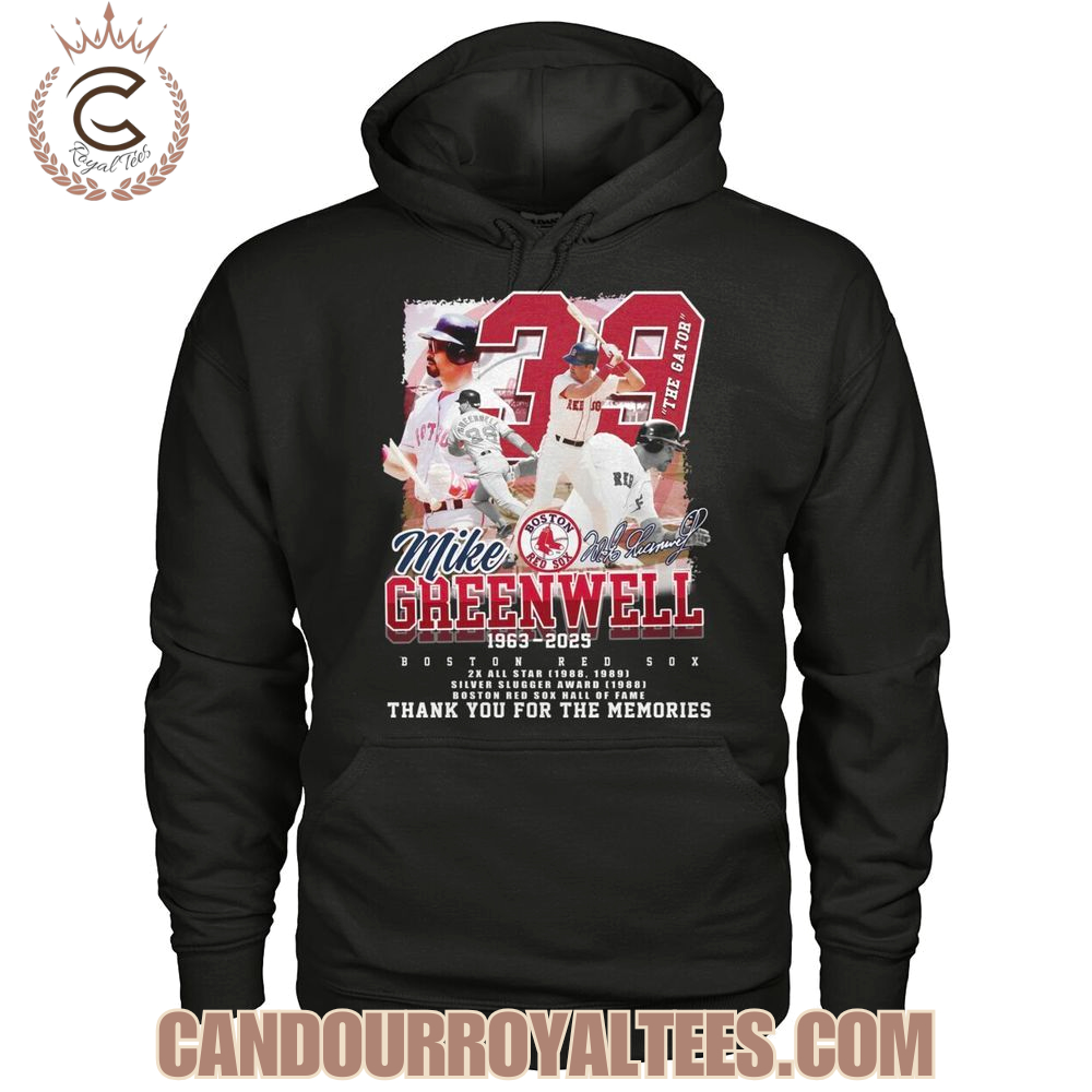 Boston Red Sox Mike Creenweell 1963-2025 Thank You For The Memories T-Shirt Boston Red Sox Mike Creenweell 1963-2025 Thank You For The Memories T-Shirt