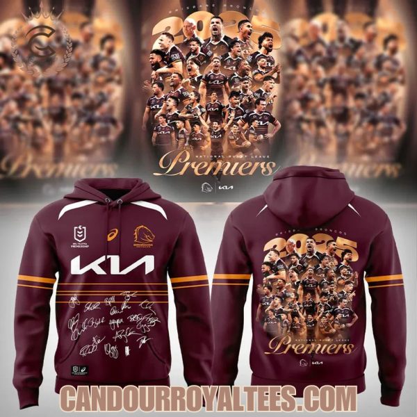 Brisbane Broncos 2025 NRL Grand Finals Premiers Tshirt, Hoodie