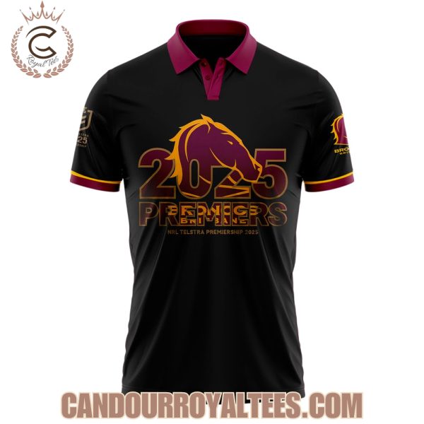 Brisbane Broncos 2025 Premiers Polo Shirt