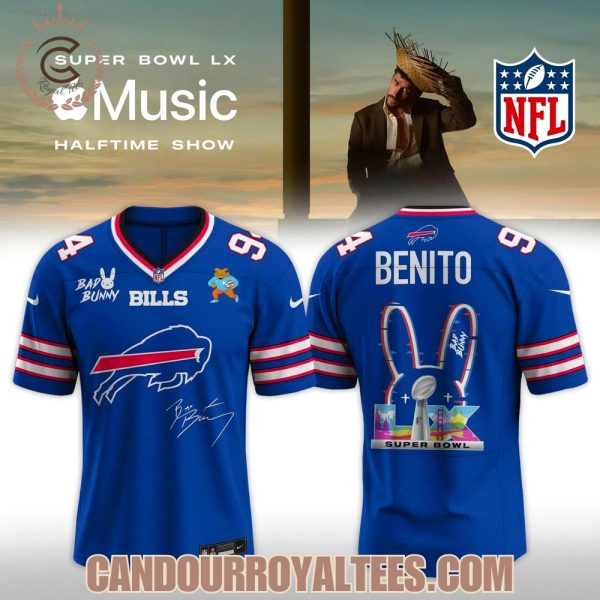 Buffalo Bills Bad Bunny 2026 Super Bowl LX Customized Jersey