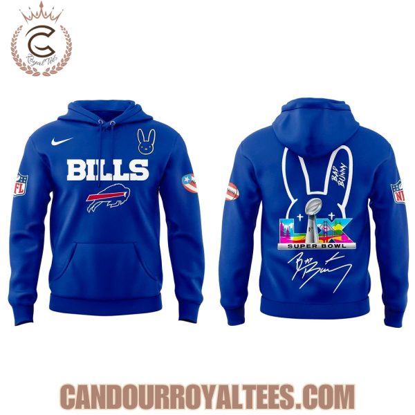 Buffalo Bills Bad Bunny Hoodie