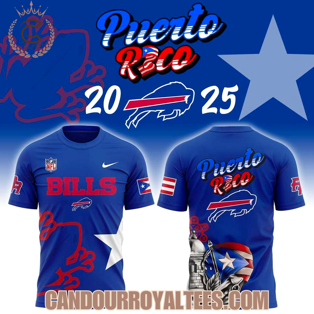 Buffalo Bills Puerto Rico 2025 Hoodie Buffalo Bills Puerto Rico 2025 Hoodie