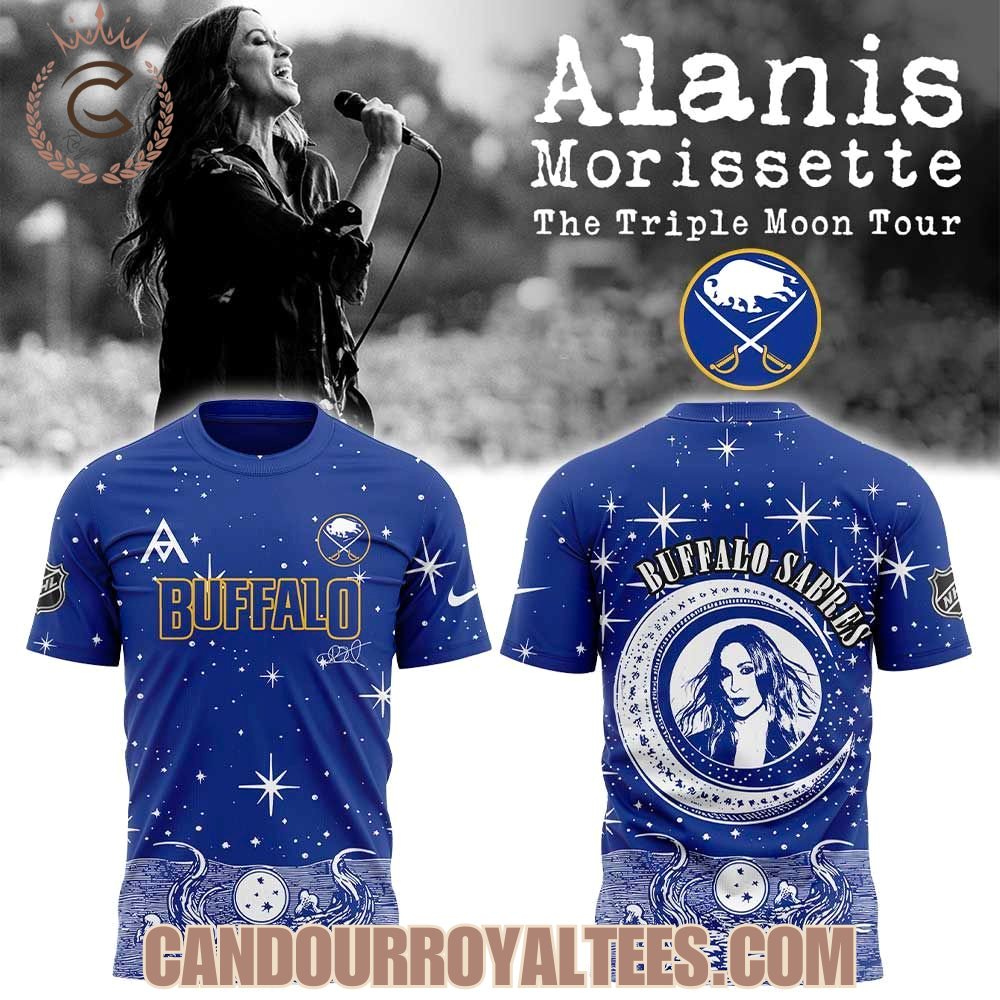 Buffalo Sabres Alanis Morissette The Triple Moon Tour Hoodie Buffalo Sabres Alanis Morissette The Triple Moon Tour Hoodie