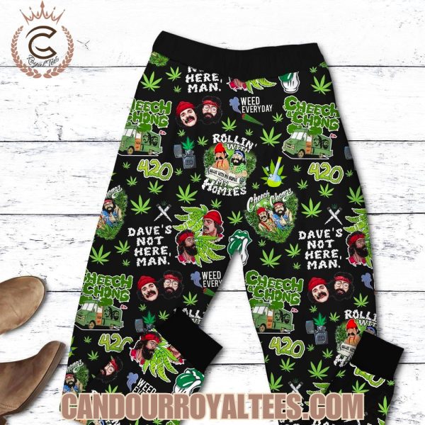 Cheech & Chong Puff Puff Pass Pajamas Set