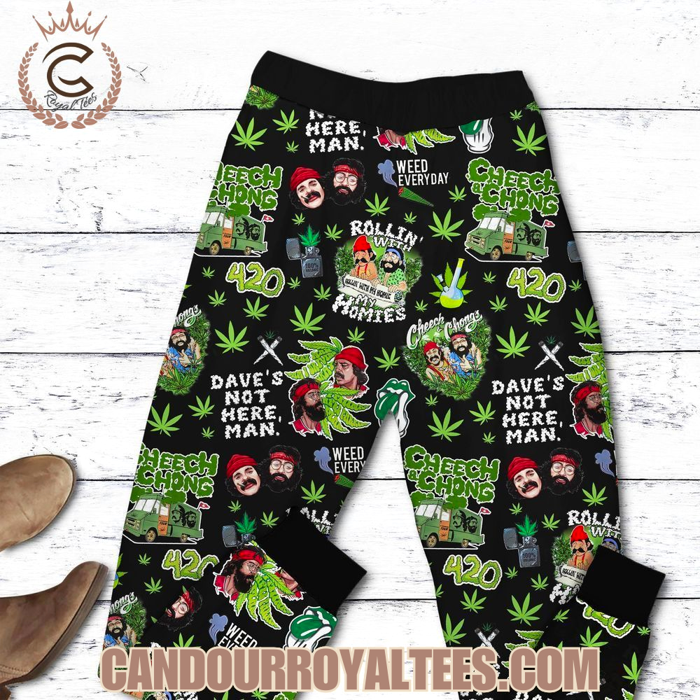 Cheech & Chong Puff Puff Pass Pajamas Set Cheech & Chong Puff Puff Pass Pajamas Set