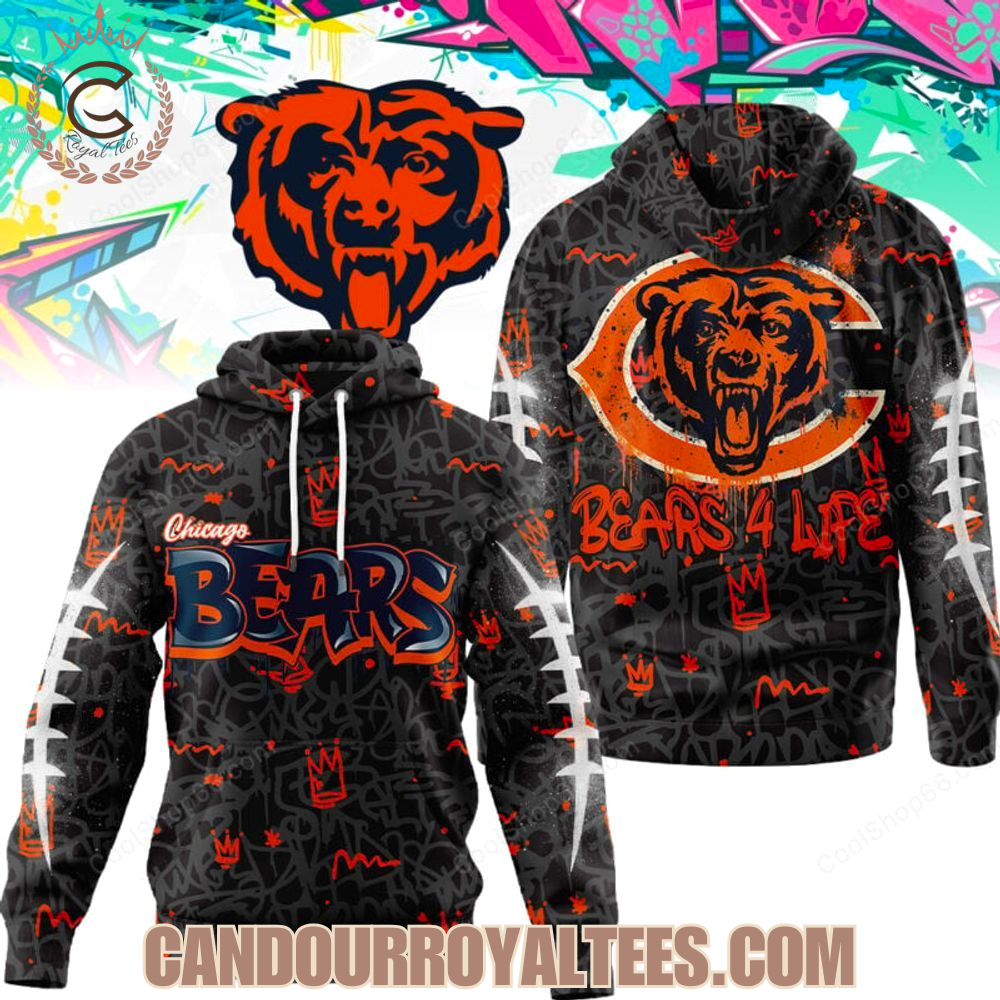 Chicago Bears Graffiti For Life Design Shirts Chicago Bears Graffiti For Life Design Shirts