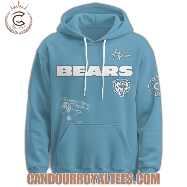 Chicago Bears x Alex Warren Cheaper Than Therapy Tour 2025 Hoodie