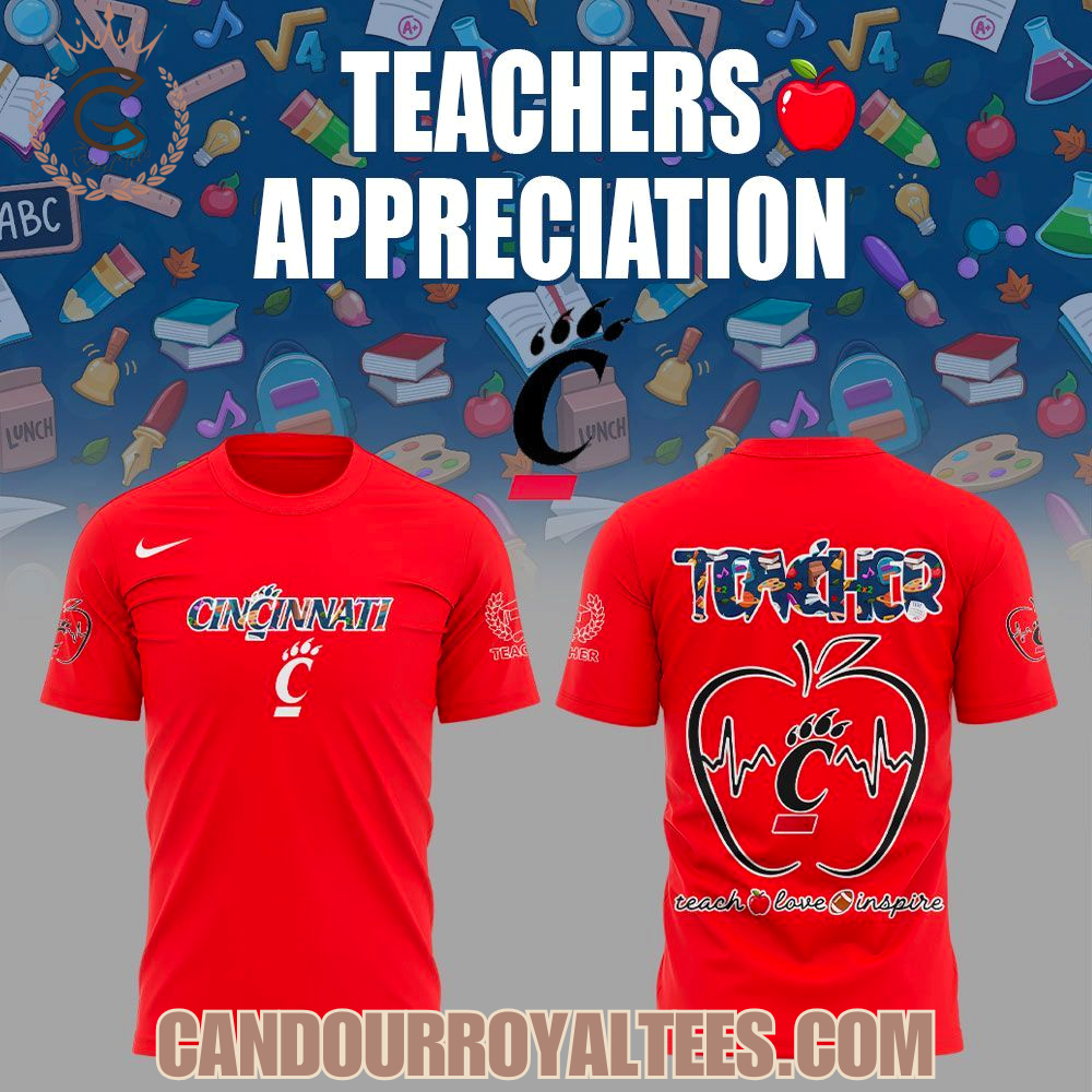 Cincinnati Bearcats Teachers Appreciation 2025 Hoodie Cincinnati Bearcats Teachers Appreciation 2025 Hoodie
