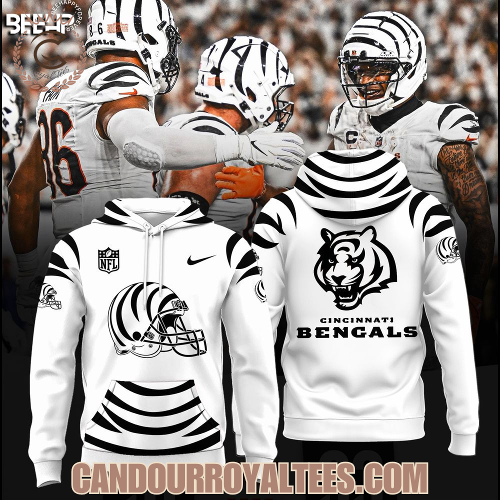 Cincinnati Bengals White Bengals Hoodie Cincinnati Bengals White Bengals Hoodie