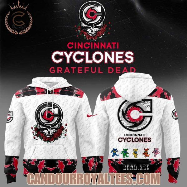 Cincinnati Cyclones Grateful Dead Night 2026 Hockey Hoodie Cincinnati Cyclones Grateful Dead Night 2026 Hockey Hoodie