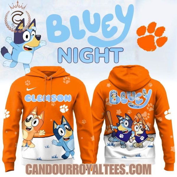 Clemson Tigers x Bluey Night Hoodie