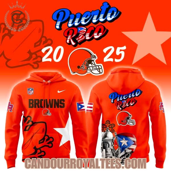 Cleveland Browns Puerto Rico 2025 Hoodie Cleveland Browns Puerto Rico 2025 Hoodie