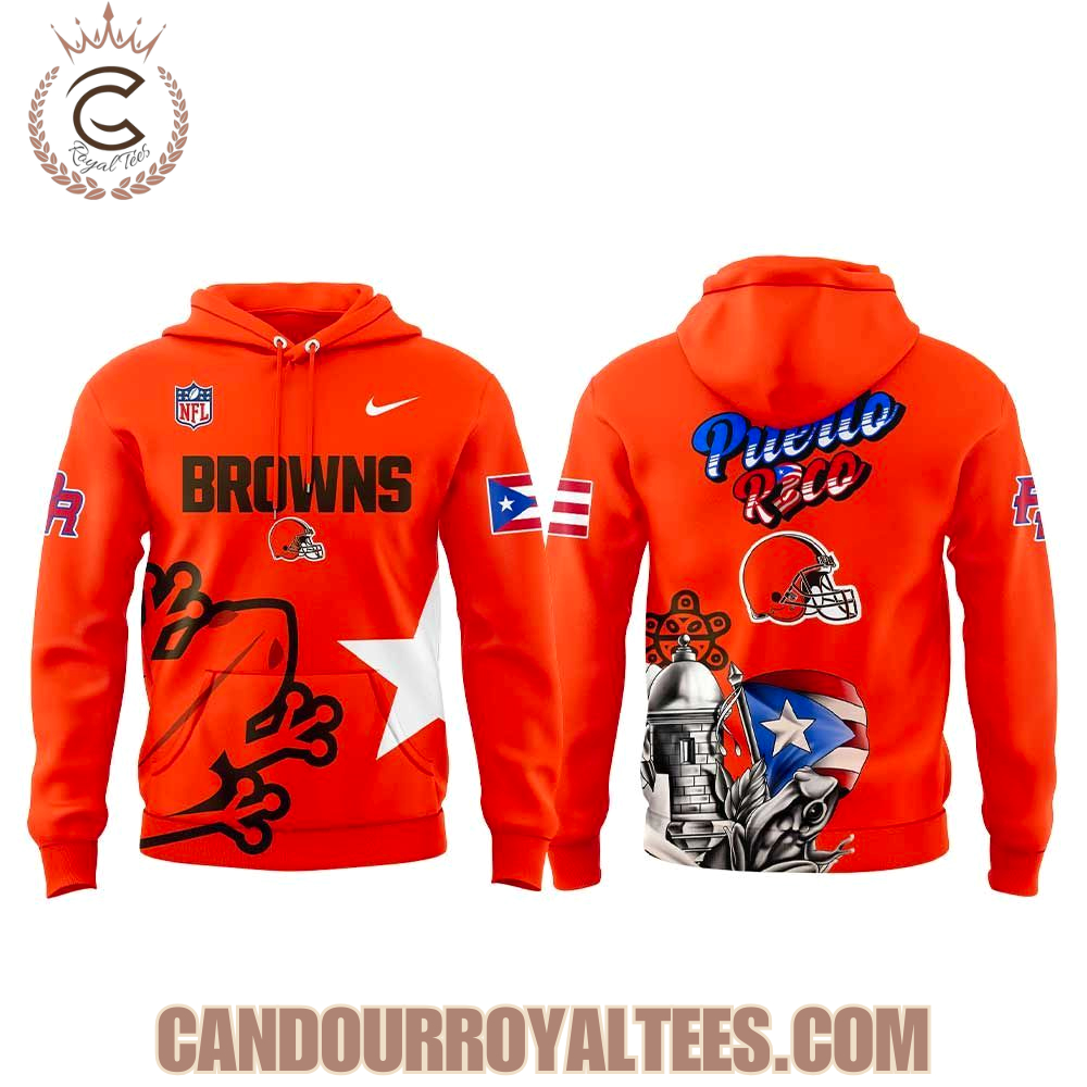 Cleveland Browns Puerto Rico 2025 Hoodie Cleveland Browns Puerto Rico 2025 Hoodie