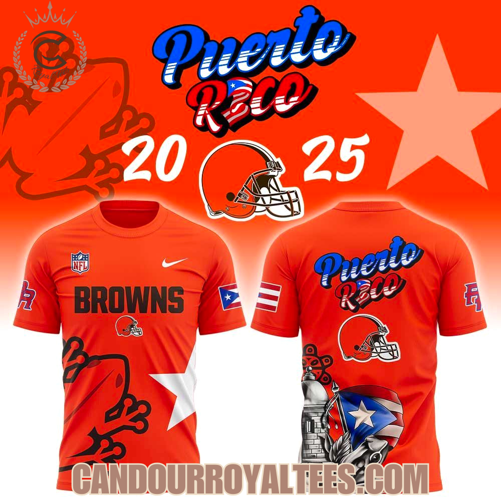 Cleveland Browns Puerto Rico 2025 Hoodie Cleveland Browns Puerto Rico 2025 Hoodie