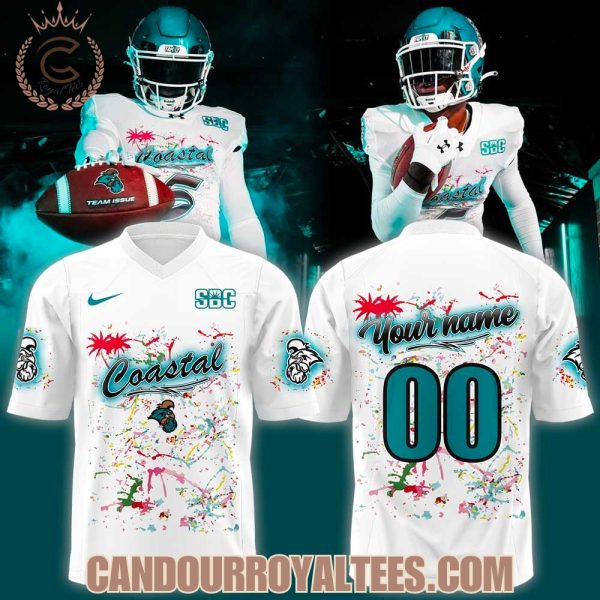 Coastal Carolina Football Glow mode Activated Football Jersey