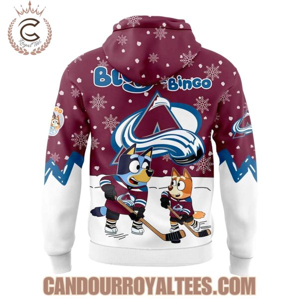 Colorado Avalanche x Bluey and Bingo 2025 Hoodie