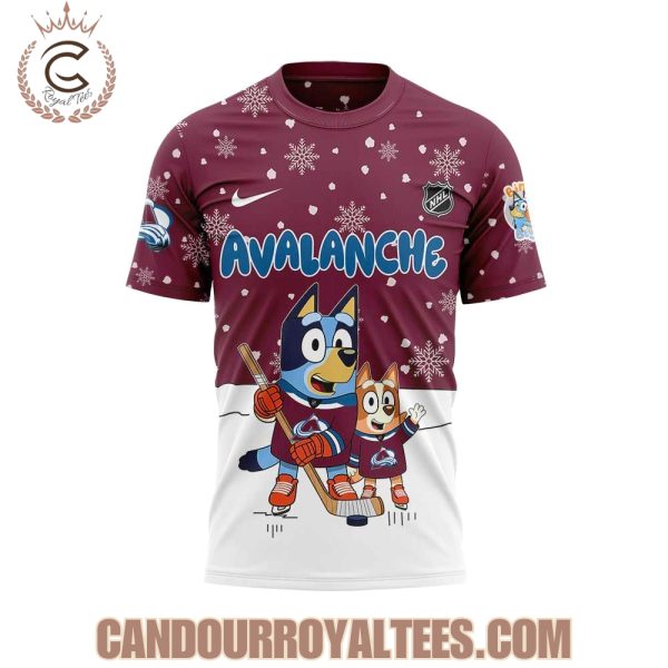 Colorado Avalanche x Bluey and Bingo 2025 Hoodie