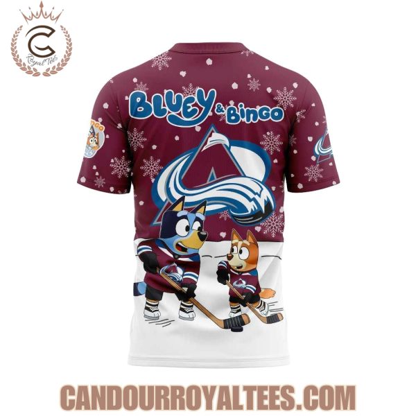 Colorado Avalanche x Bluey and Bingo 2025 Hoodie