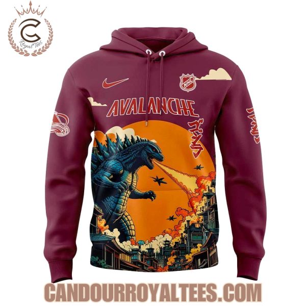Colorado Avalanche x Godzilla 2025 Hoodie
