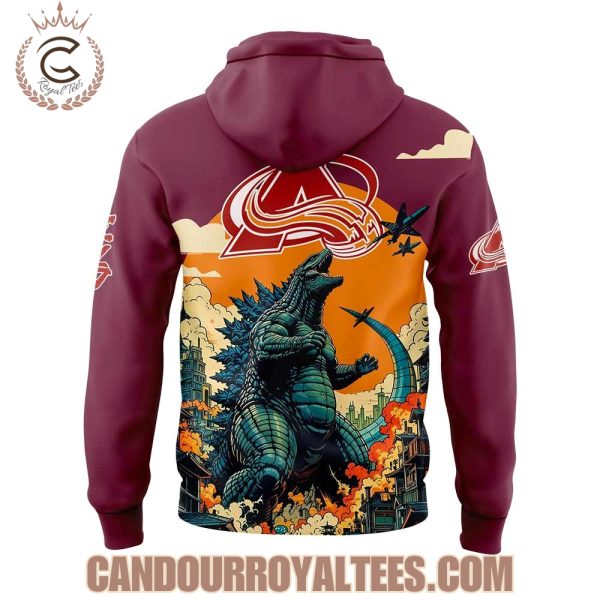 Colorado Avalanche x Godzilla 2025 Hoodie