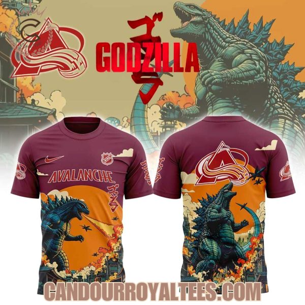 Colorado Avalanche x Godzilla 2025 Hoodie