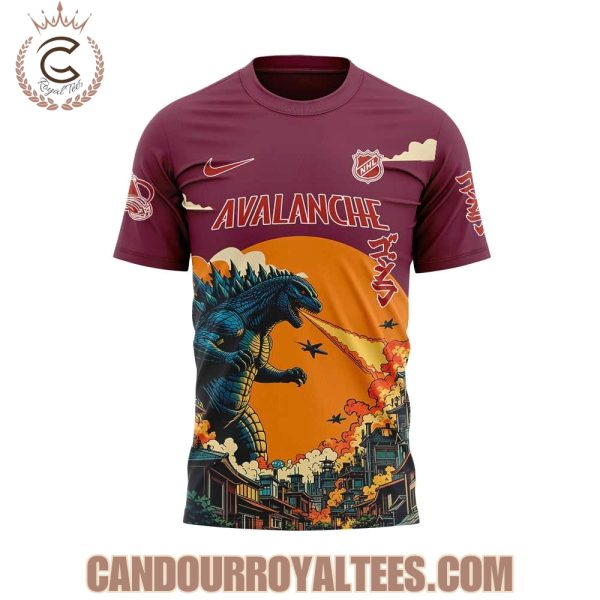 Colorado Avalanche x Godzilla 2025 Hoodie
