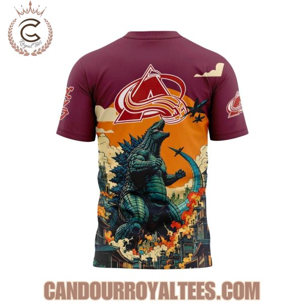 Colorado Avalanche x Godzilla 2025 Hoodie