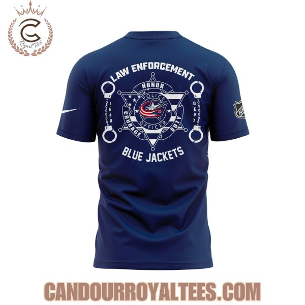 Columbus Blue Jackets Law Enforcement Appreciation Day Tshirt, Hoodie
