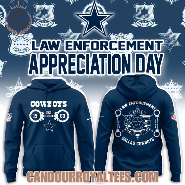 Dallas Cowboys Law Enforcement Tshirt, Hoodie