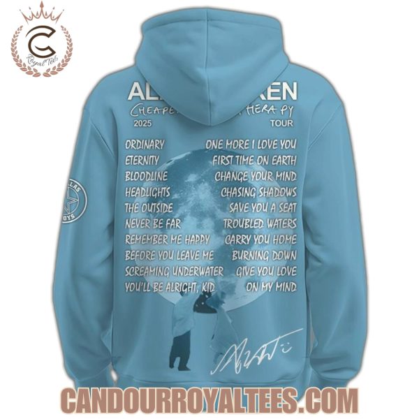 Dallas Cowboys x Alex Warren Cheaper Than Therapy Tour 2025 Hoodie