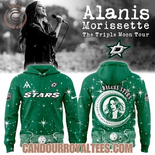 Dallas Stars Alanis Morissette The Triple Moon Tour Hoodie