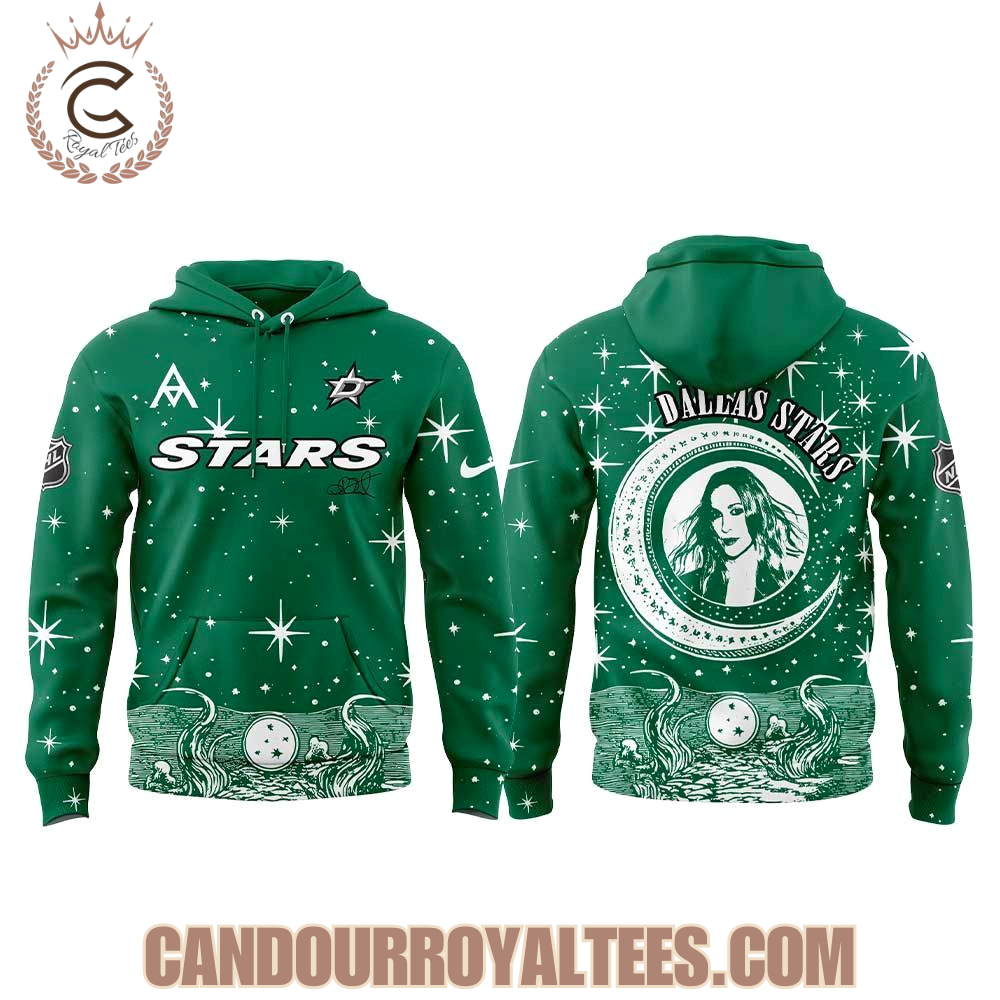 Dallas Stars Alanis Morissette The Triple Moon Tour Hoodie Dallas Stars Alanis Morissette The Triple Moon Tour Hoodie