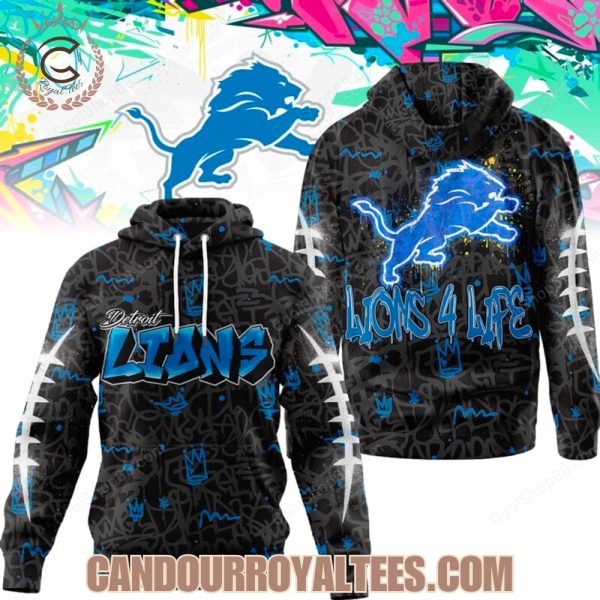 Detroit Lions Graffiti For Life Design Shirts Detroit Lions Graffiti For Life Design Shirts