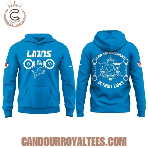 Detroit Lions Law Enforcement Tshirt, Hoodie