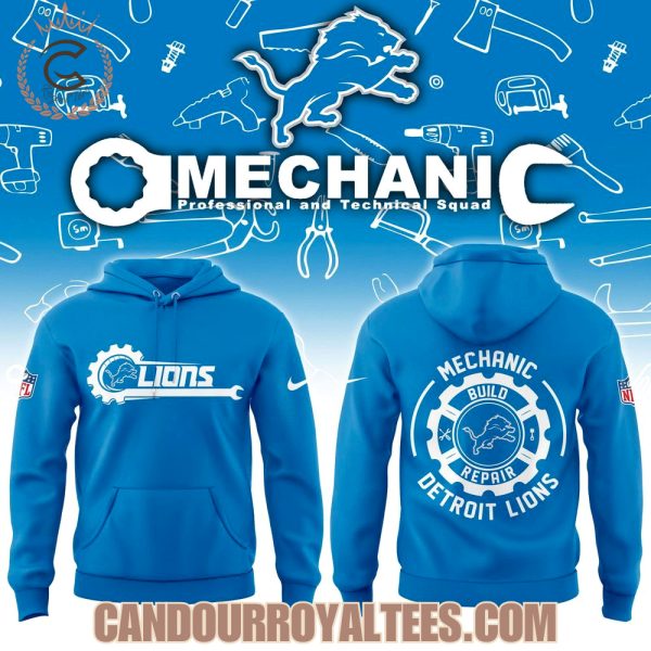 Detroit Lions Mechanic Hoodie