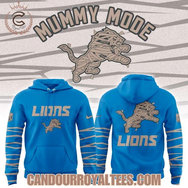 Detroit Lions Mummy Mode Hoodie Blue Detroit Lions Mummy Mode Hoodie Blue