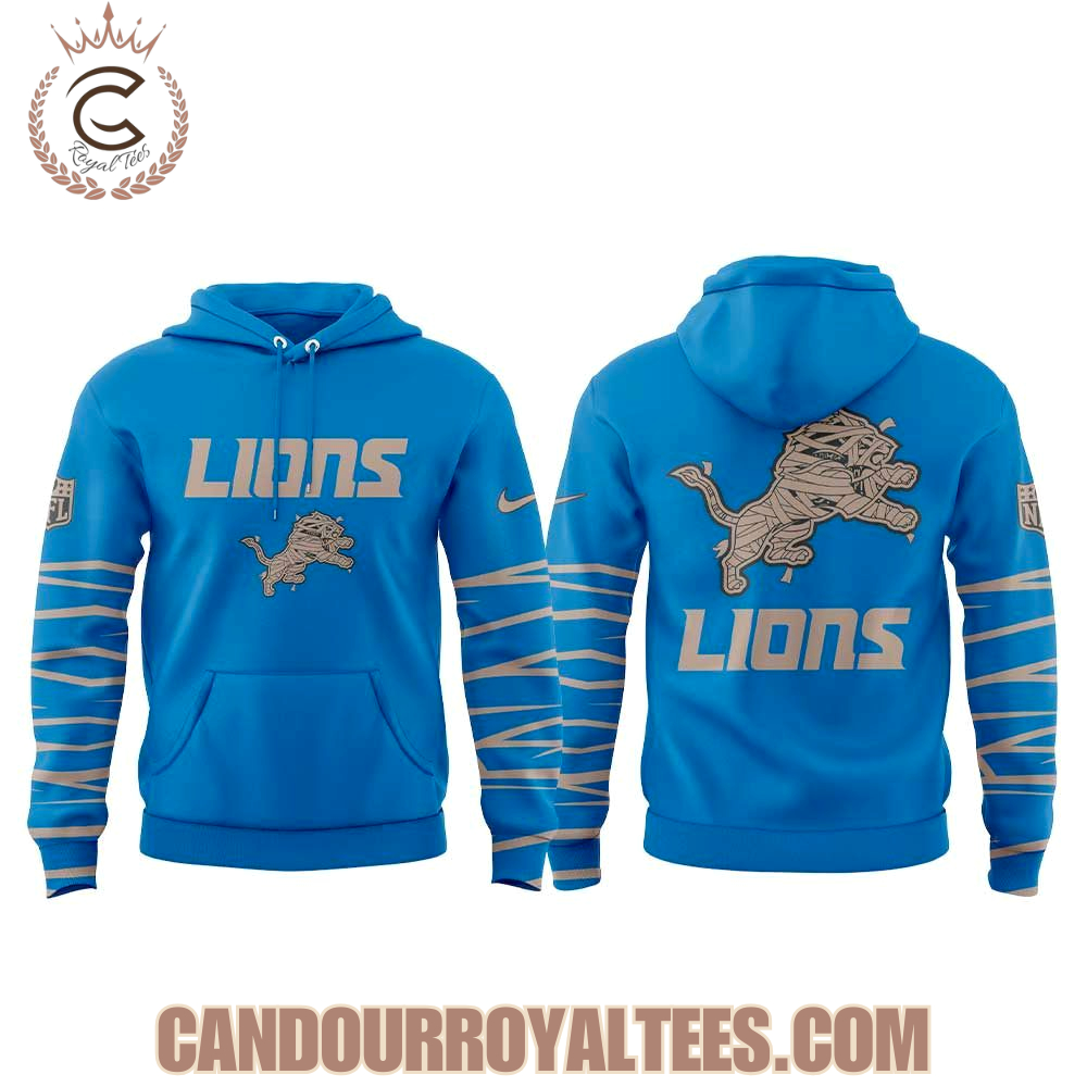 Detroit Lions Mummy Mode Hoodie Blue Detroit Lions Mummy Mode Hoodie Blue