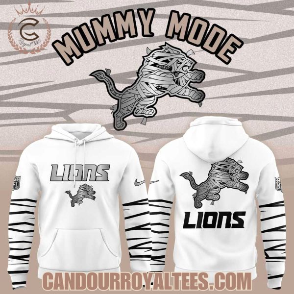 Detroit Lions Mummy Mode Hoodie White Detroit Lions Mummy Mode Hoodie White